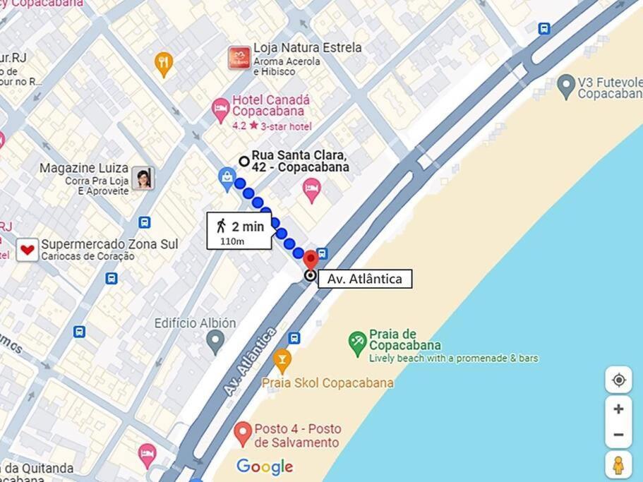 Apartamento Copa_110M Da Praia ريو دي جانيرو المظهر الخارجي الصورة